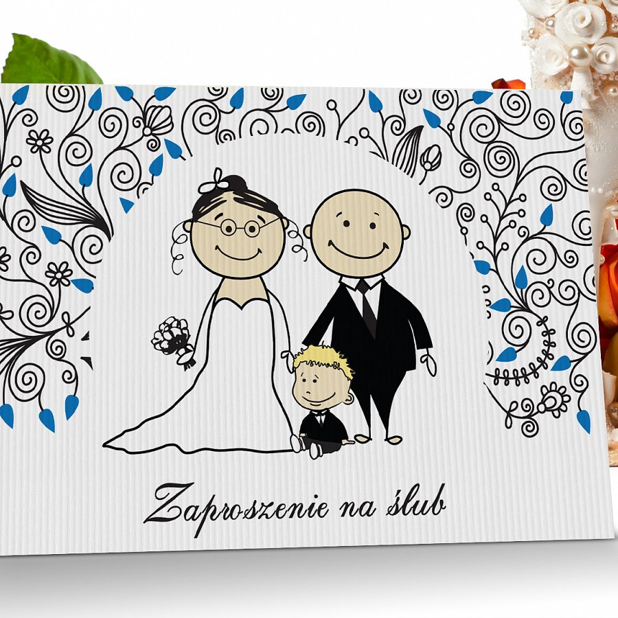Zaproszenia ślubne mode 14 - chrzest święty