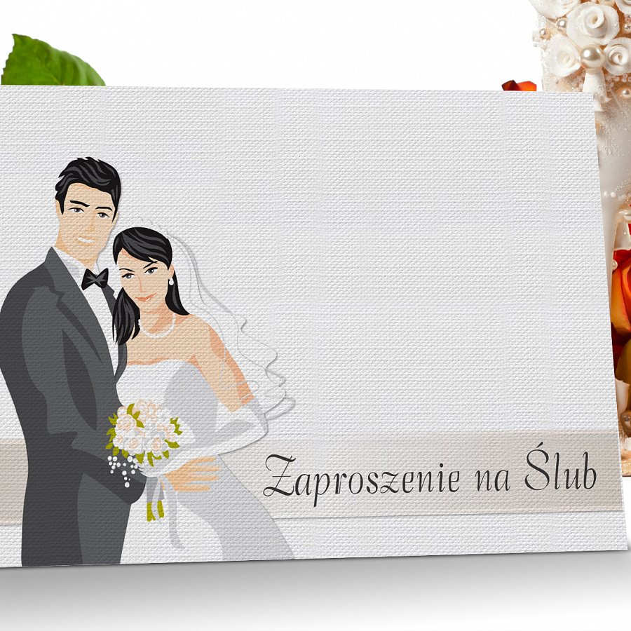 Zaproszenia ślubne model 9