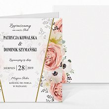 Zaproszenia ślubne Rustykalne kw3