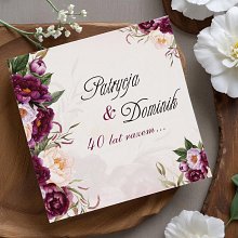 Zaproszenia rocznica ślubu Model rs7