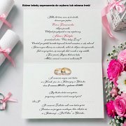 Zaproszenia Ślubne Model 8 różowy