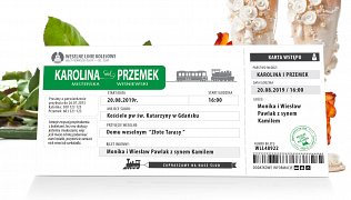 Zaproszenia Ślubne bilet kolejowy model b13 