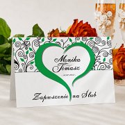 Zaproszenia Ślubne Model 5 zielony