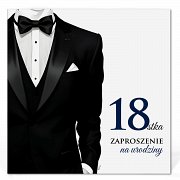 Zaproszenia na 18 urodziny Model Zo10 Zaproszenia na 18 urodziny Model Zo10