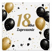 Zaproszenia na 18 urodziny Model Zo6