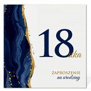 Zaproszenia na 18 urodziny Model Zo8 Zaproszenia na 18 urodziny Model Zo8