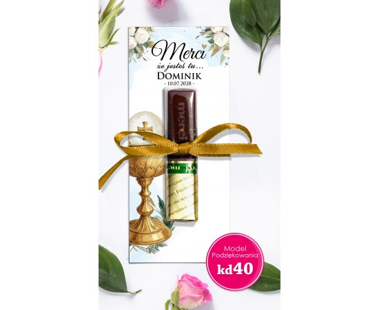 Podziękowania dla gości Merci Model mc40