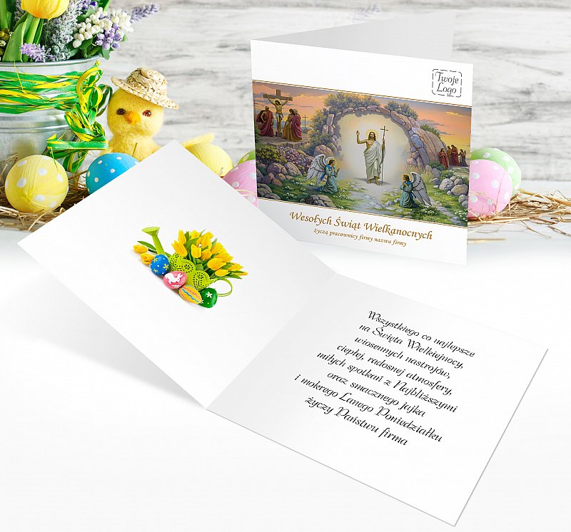 Kartki Wielkanocne Firmowe Model wk101