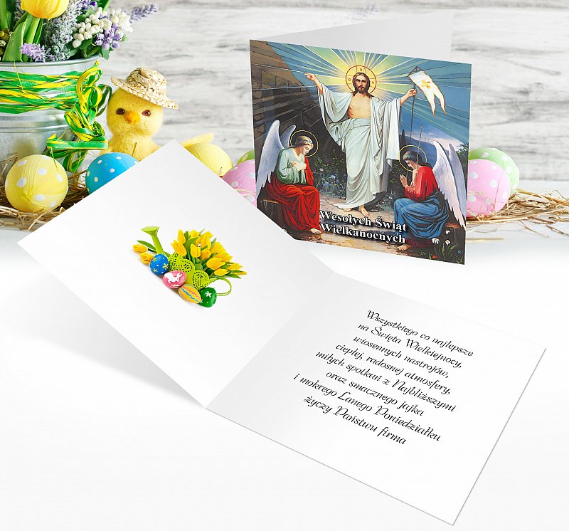 Kartki Wielkanocne Firmowe Model wk53 - motyw religijny