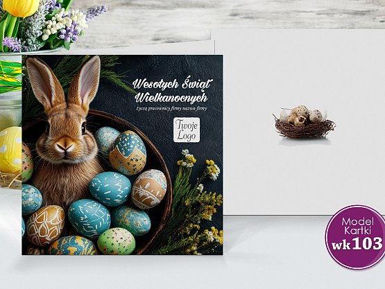 Kartki Wielkanocne Firmowe Model wk103