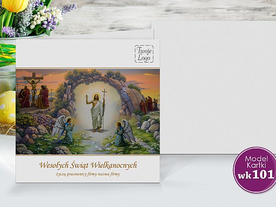 Kartki Wielkanocne Firmowe Model wk101