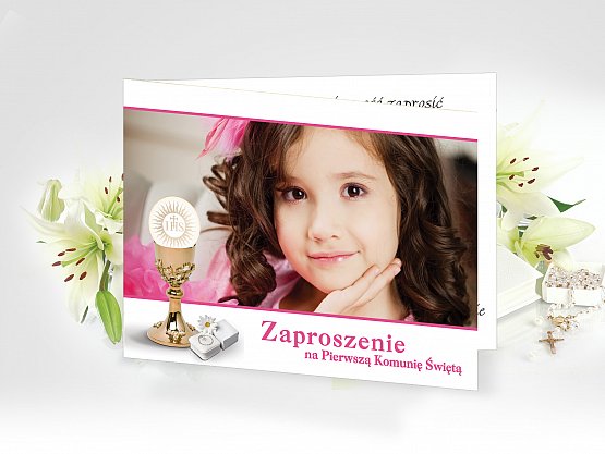 Zaproszenia komunijne - model 17
