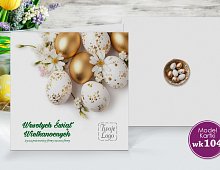 Kartki Wielkanocne Firmowe Model wk104