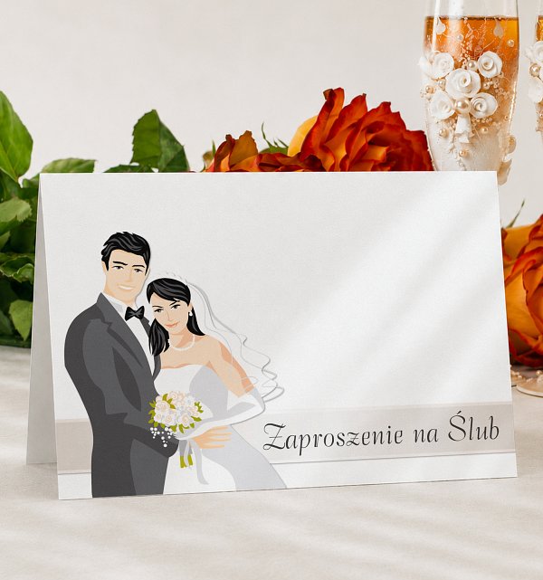 Zaproszenia Ślubne Model 9