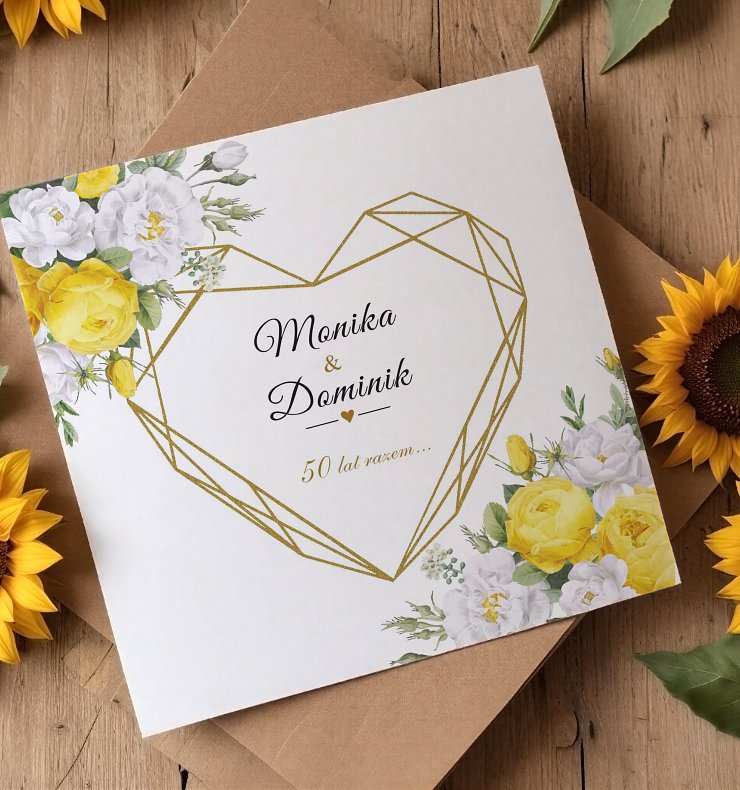 Zaproszenia rocznica ślubu Model rs3