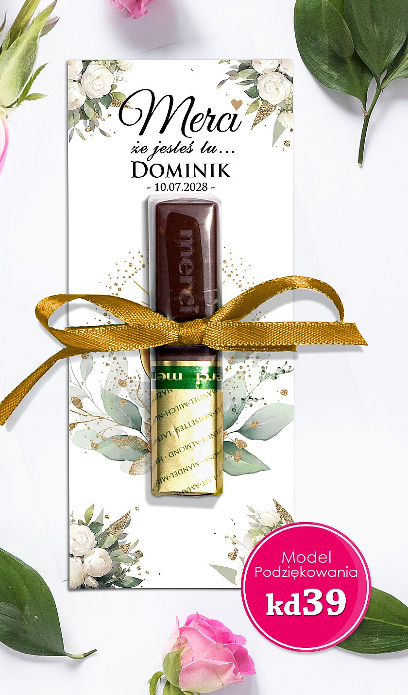 Podziękowania dla gości Merci Model mc39