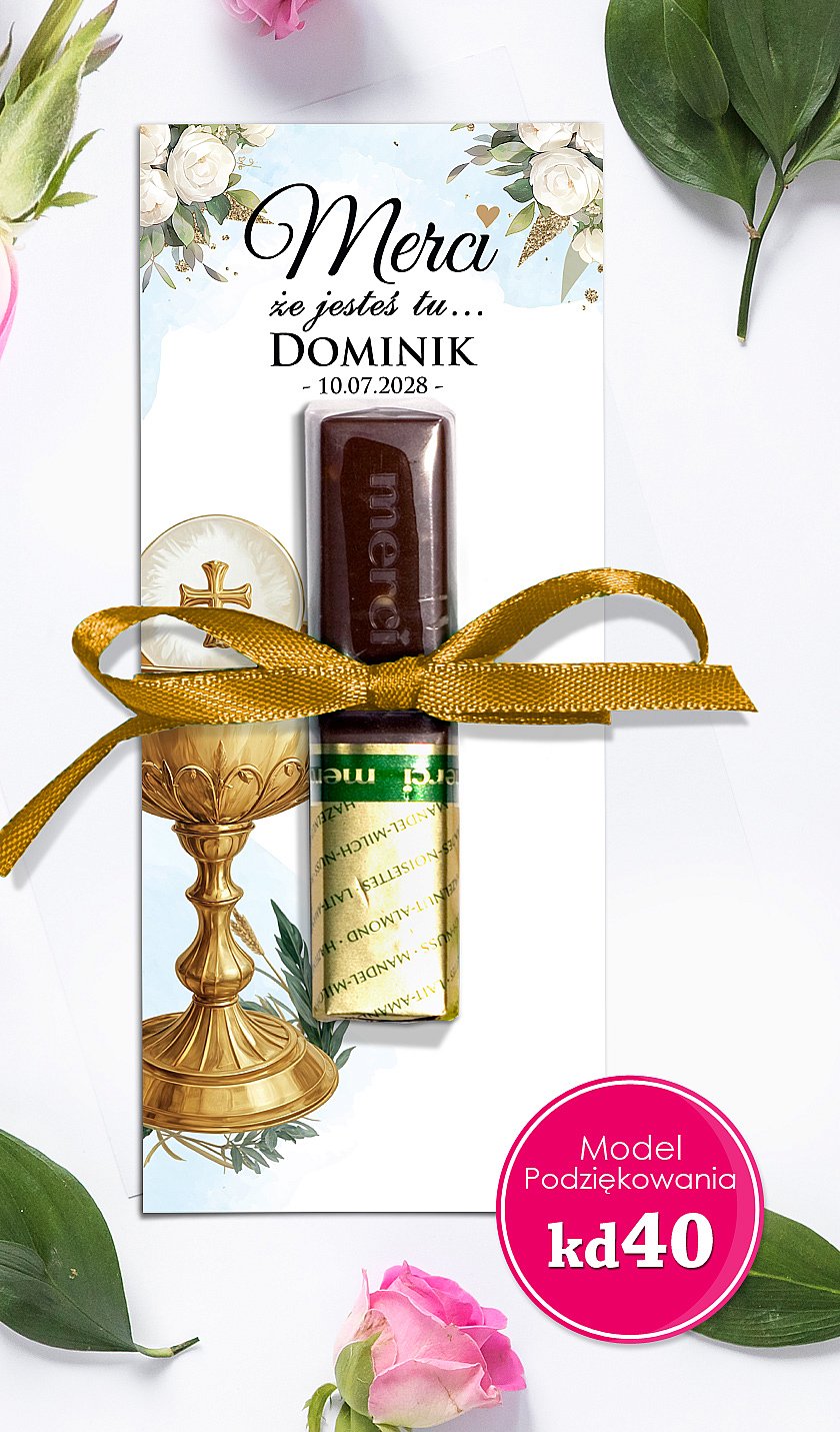 Podziękowania dla gości Merci Model mc40