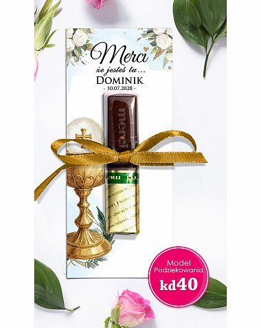 Podziękowania dla gości Merci Model mc40