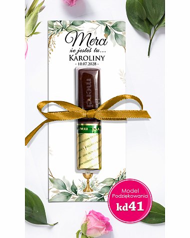 Podziękowania dla gości Merci Model mc41